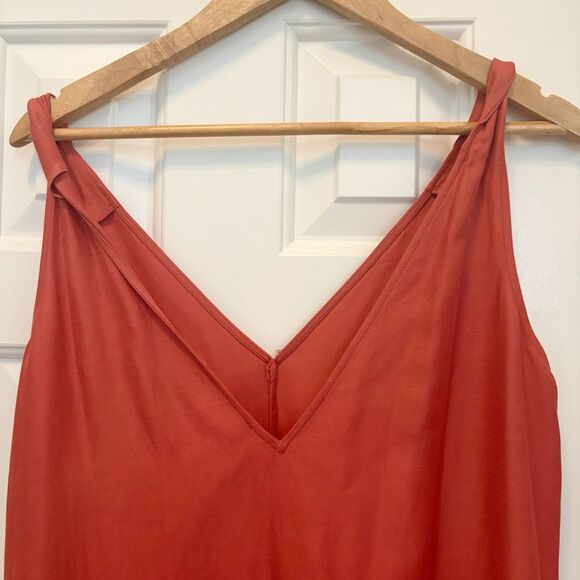 Bash ba&sh Polly Dress Size 8 Orange - Picture 4 of 7